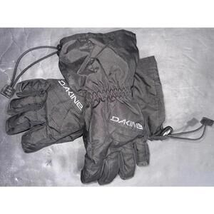 Dakine Winter Ski Snowboard Black Gloves Kid's Youth 4-6 Years Pre-Owned